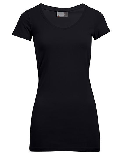 Women`s Slim Fit V-Neck-T Long