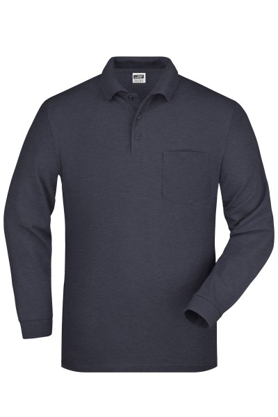 JN029 Mens Polo Piqué Long-Sleeved