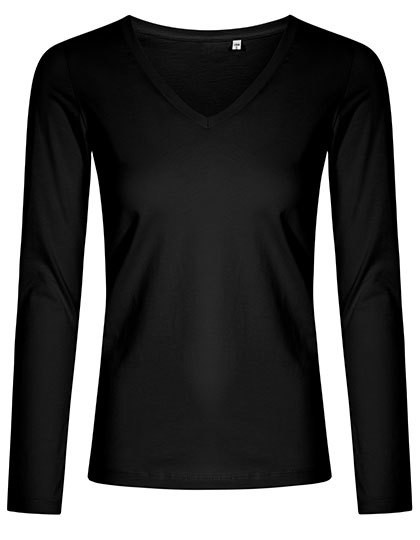 Women´s V-Neck T-Shirt Longsleeve