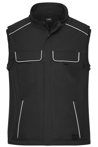 JN883 Men´s Workwear Softshell Vest - SOLID -