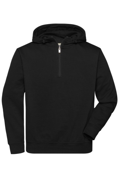 JN839 Men´s BIO Workwear-Half Zip Hoody