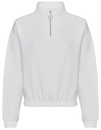 JH037 Women´s Cropped 1/4 Zip Sweat