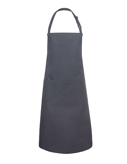 Latzschürze Basic mit Tasche und Schnalle