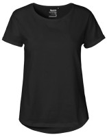 Ladies` Roll Up Sleeve T-Shirt