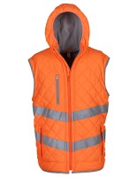 Hi Vis Kensington Hooded Gilet