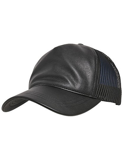 Leather Trucker Cap