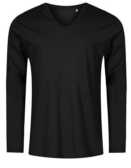 Men´s V-Neck T-Shirt Longsleeve