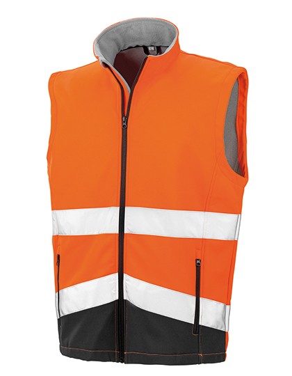 Printable Safety Softshell Gilet