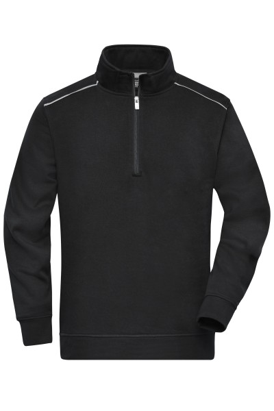 JN895 Men´s Workwear Half-Zip Sweat - SOLID -