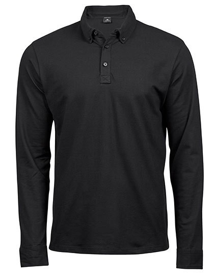 TJ1412 Men´s Fashion Long Sleeve Luxury Stretch Polo