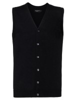 Men`s V-Neck Sleeveless Knitted Cardigan