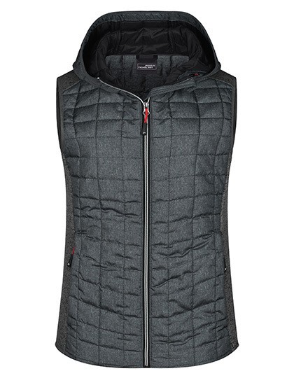 JN767 Ladies' Knitted Hybrid Vest