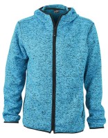 JN589 Men`s Knitted Fleece Hoody