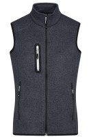 JN773 Ladies' Knitted Fleece Vest