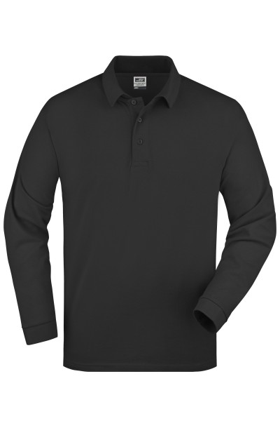 JN022 Mens Polo-Piqué Long-Sleeved