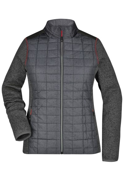 JN741 Ladies' Knitted Hybrid Jacket