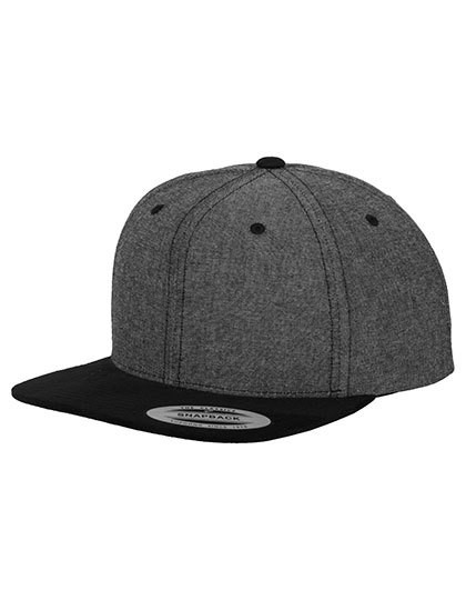 Chambray-Suede Snapback