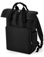 BG118L Recycled Twin Handle Roll-Top Laptop Backpack