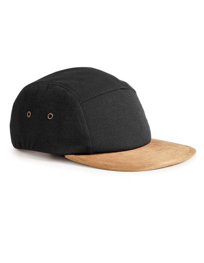 Suede Peak 5 Panel Cap