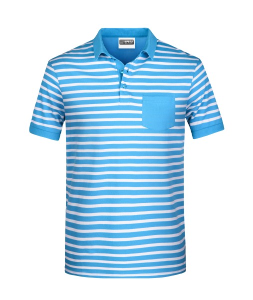 JN8030 Men's Polo Striped