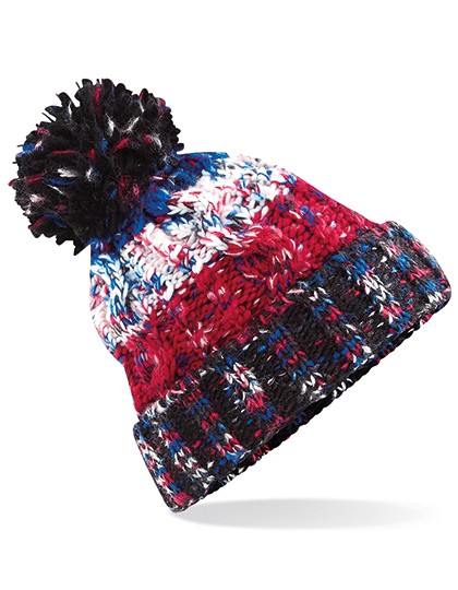 Corkscrew Pom Pom Beanie