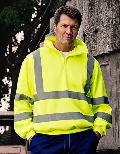 Hi Vis 1/4 Zip Sweatshirt